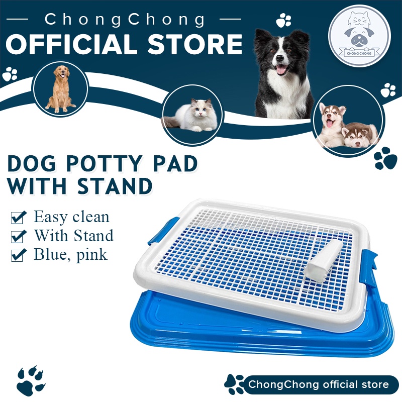 Dog Training Potty Pad (With Stand) Dog Pee Tray Pet Poop Tray Shopee