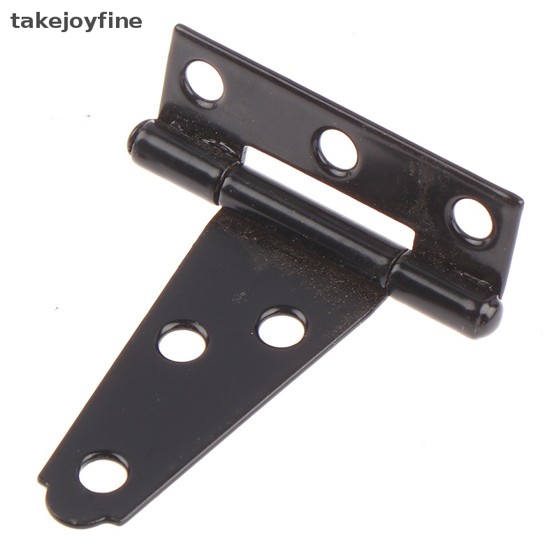TFPH Black Paint T Shape Triangle Hinge Shed Door Gate Hinges
