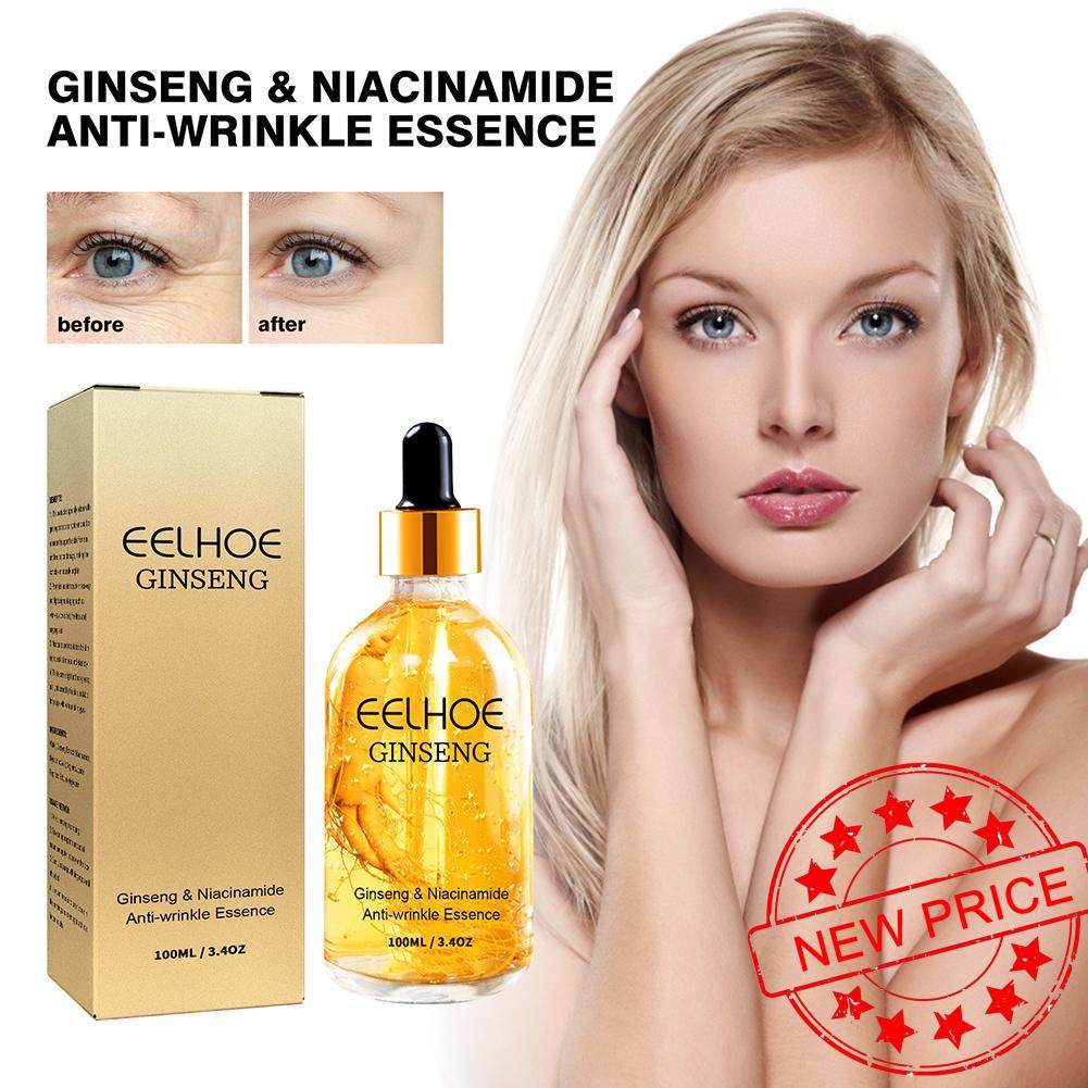 EELHOE 100ml Ginseng Face Serum Anti Wrinkle Firming Moisturizing Skin ...
