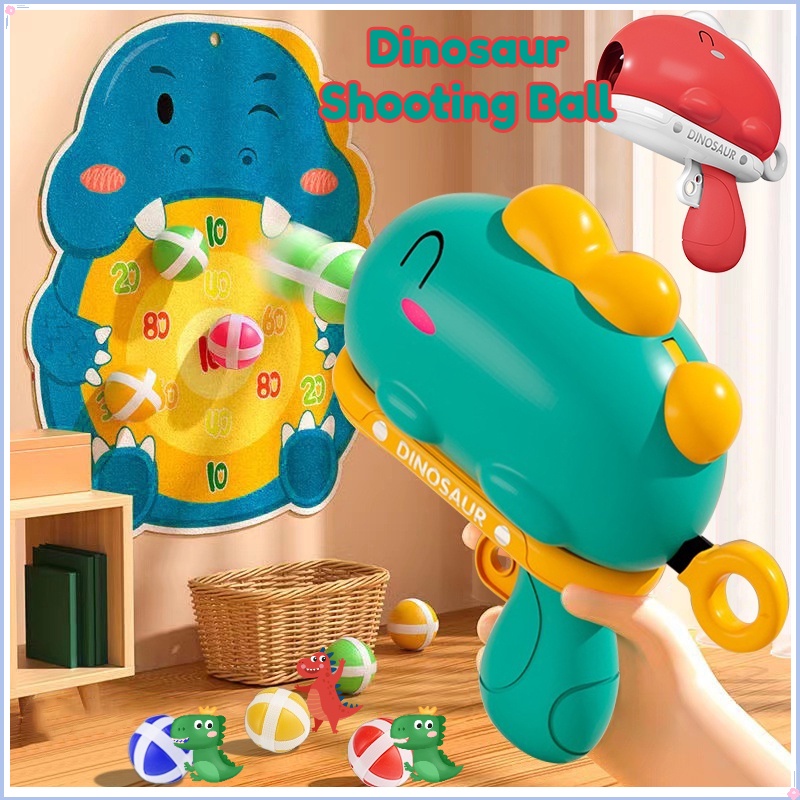 Children's Dinosaur Sticky Ball Shooting Toy Target Practice Kids