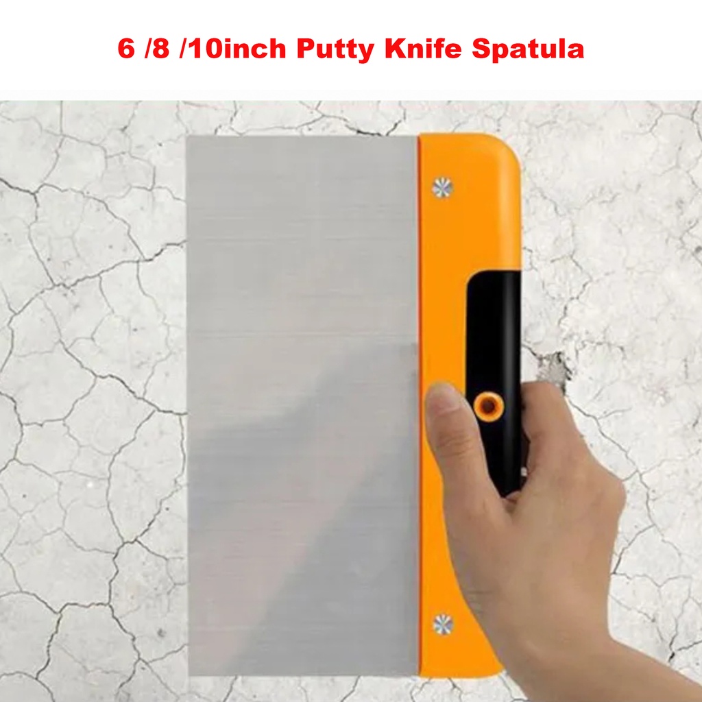 6/8/10inch Putty Knife Spatula For Skimcoat Wall Paint Scraper Pride ...