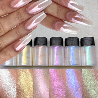  Gold Silver Chrome Nail Powder, Holographic Unicorn Iridescent  Chrome Powder for Nails, 6 Colors Metallic Mirror Effect Champagne Chrome  Nail Art Powder Pigment Glitter with Applicators for Nail Art : Beauty