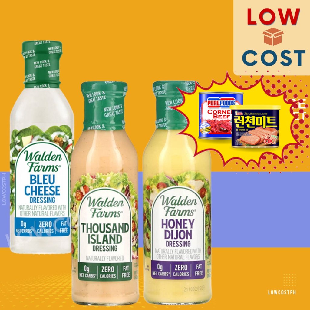 LowCostPH Walden Farms Asian, Italian, Bleu Cheese, Caesar, Thousand
