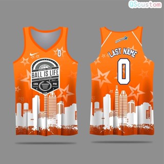 Black and sale orange nba jersey