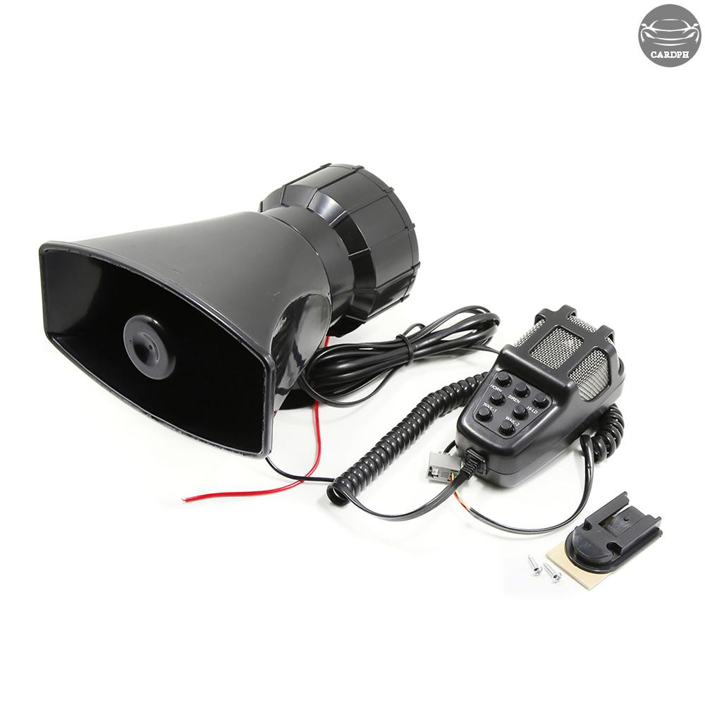 In Stock Car Megaphone 7 Tone Alarm Horn 12V 110dB Loud Speaker Fire ...