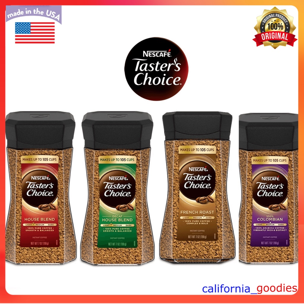 NESCAFE Taster's Choice [HOUSE BLEND,DECAF, FRENCH ROAST, COLOMBIAN