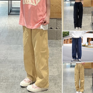 Womens Cotton Baggy Cargo Pants Hip Hop Casual Loose Trousers Casual  Streetwear