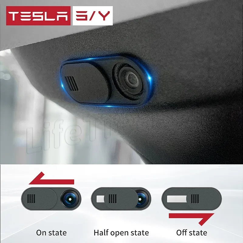 Car Camera Privacy Cover Anti-vision Sliding Camera Cover Car Interior ...