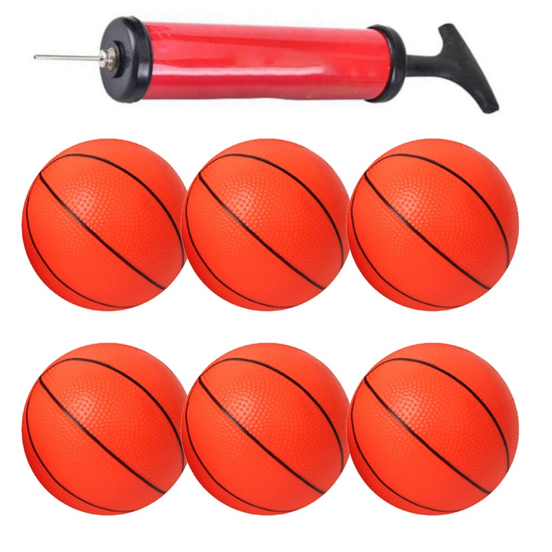 Basketball Games Happily Pvc 6pcs Small Mini Inflatable With Pump Kids ...