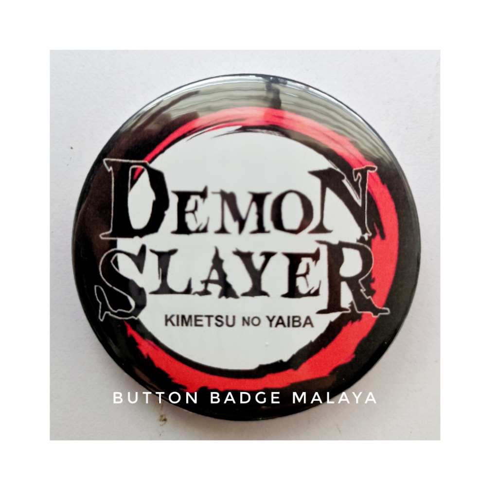 Anime DEMON SLAYER Button Badge Collection 58mm | Shopee Philippines