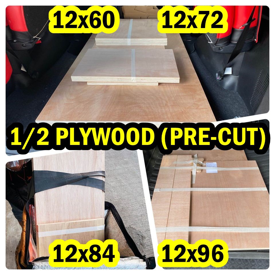1/2 PLYWOOD PRE CUT for DIY in 12 inches width, available sizes are ...