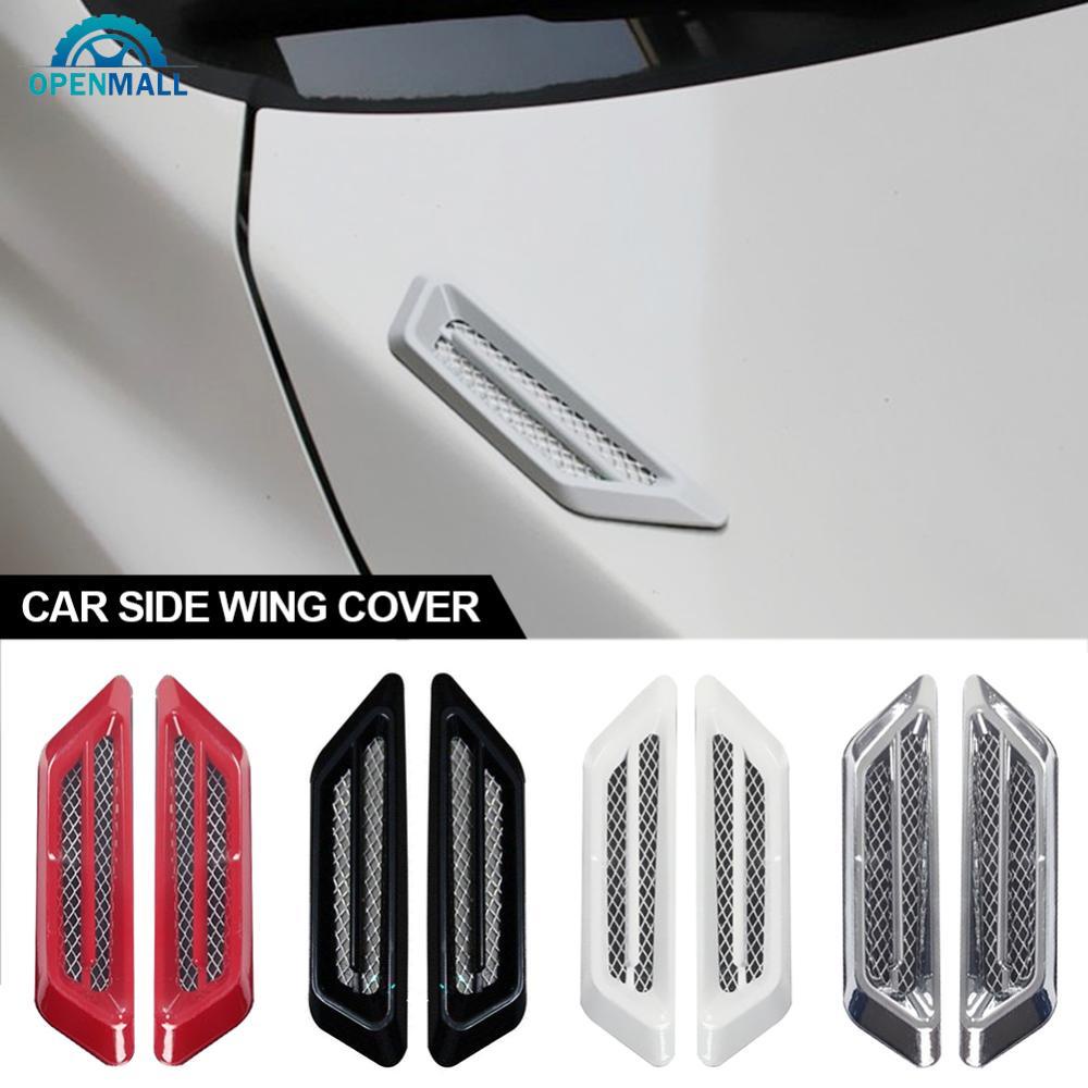 OPENMALL Pair Car Side Wing Cover Grille Shape Fender Vent Air Flow ...