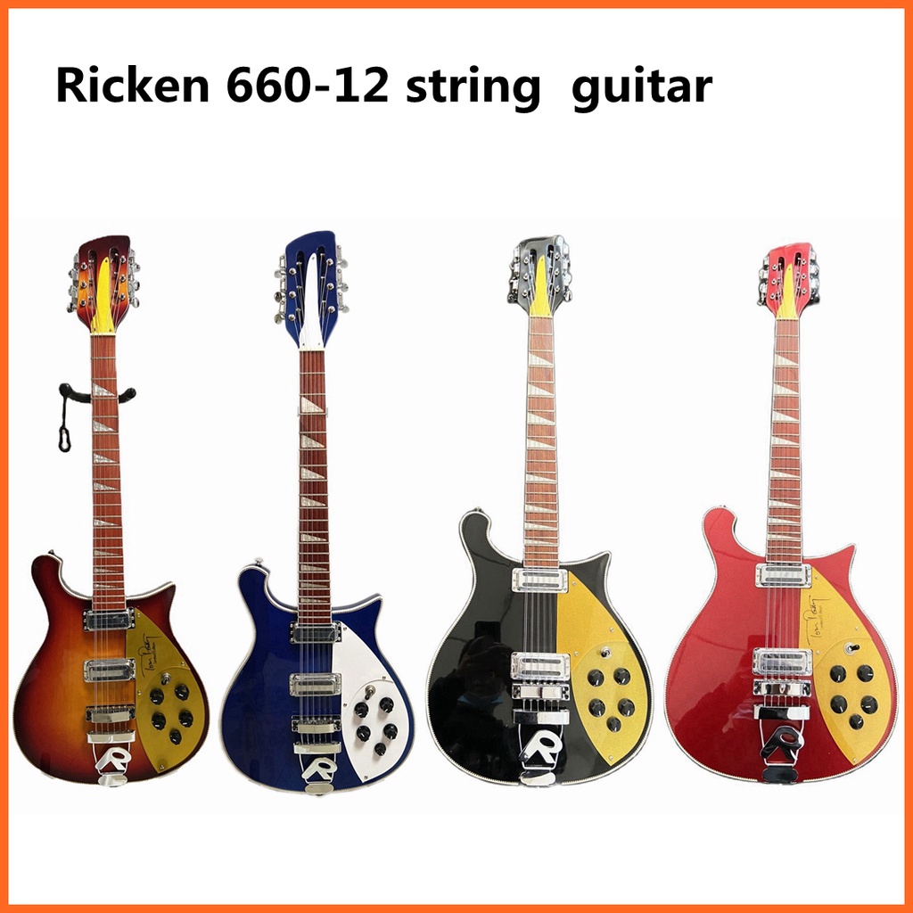 Classic Rickenbacker 660 12 String Electric Guitar R Guitar Bridge ...