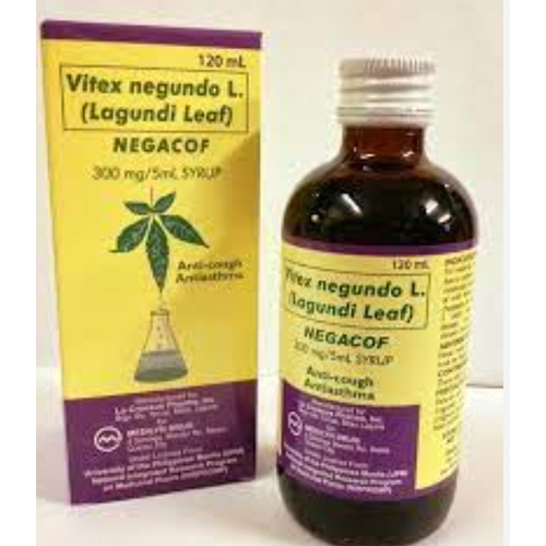 YMCNEGACOF Lagundi Leaf 300mg/5ml Syrup (ANTICOUGH/ANTIASTHMA) 120ml