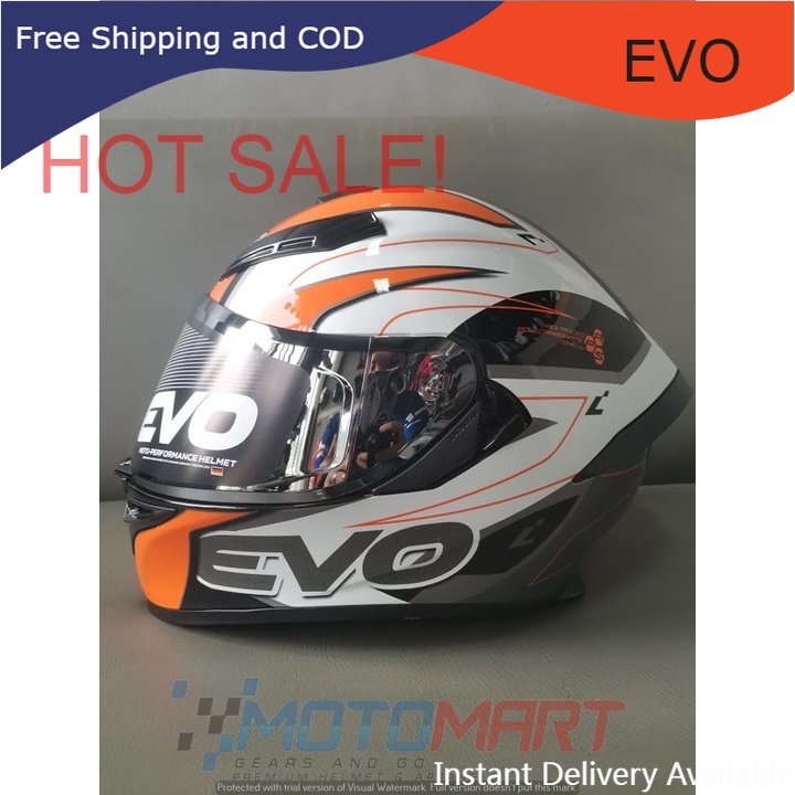 EVO HELMET GSX3000 SABER (BLACKORANGE) Shopee Philippines
