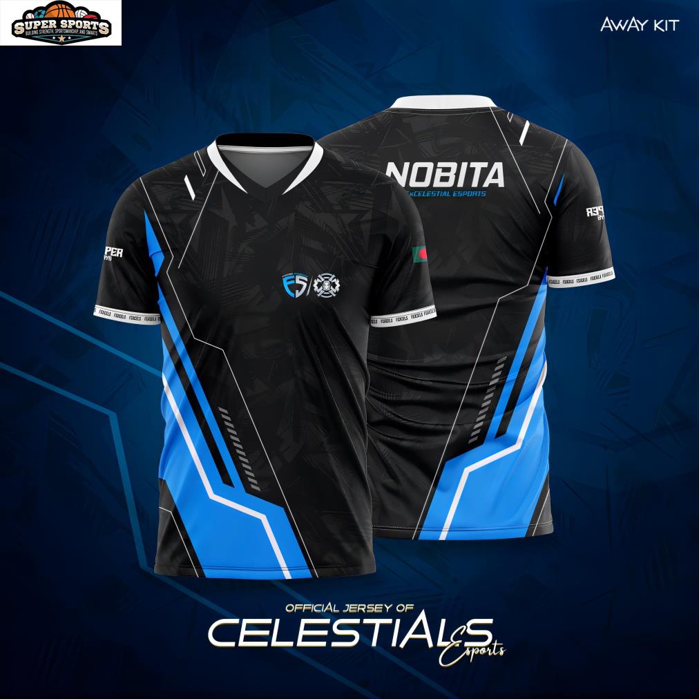 (Super Sports) FSxCELESTIALS Esports Jersey Ph Blue 2023 Ml Dad