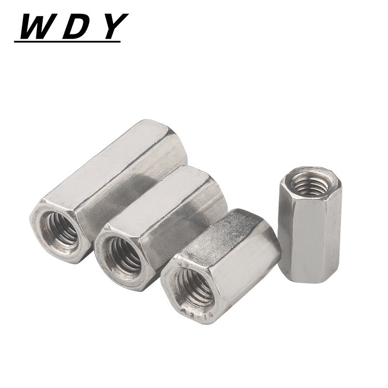 [Quick Shipment-] A2-70 Hexagon Extended Nut SUS304 Nut Joint Screw Rod ...