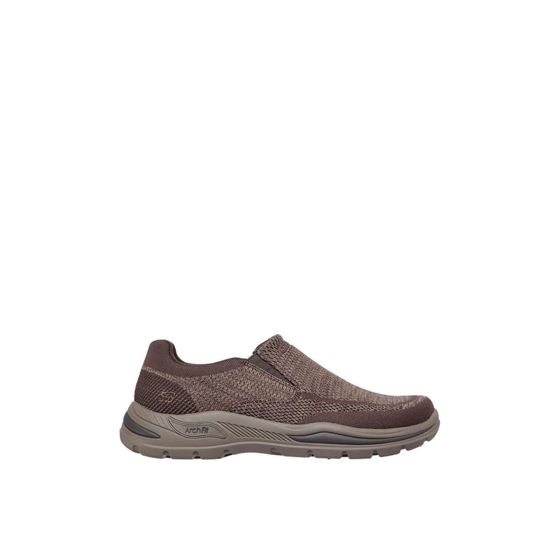 Skechers Arch Fit Motley Men's Leisure Shoes - Brown | Shopee Philippines