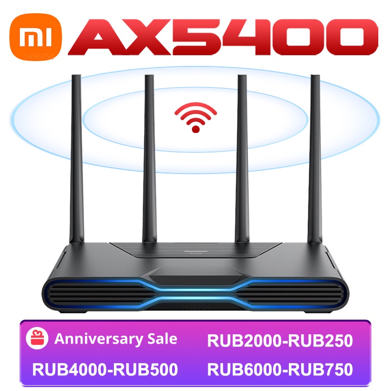 Xiaomi Redmi Gaming Wifi Router AX5400 Mesh Wi-Fi 6 2.5Gbps RGB ...