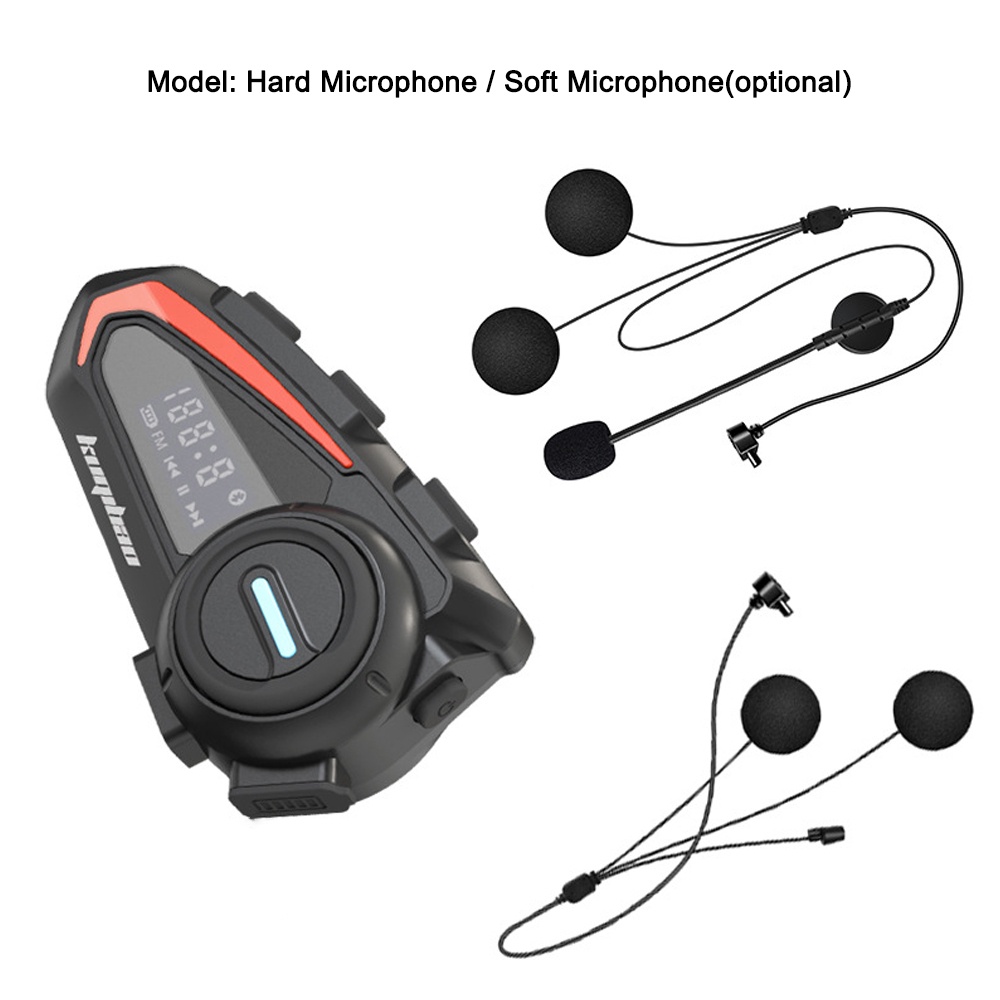 K20 Bluetooth Motorcycle Helmet Headset BT5.1 Noise Reduction