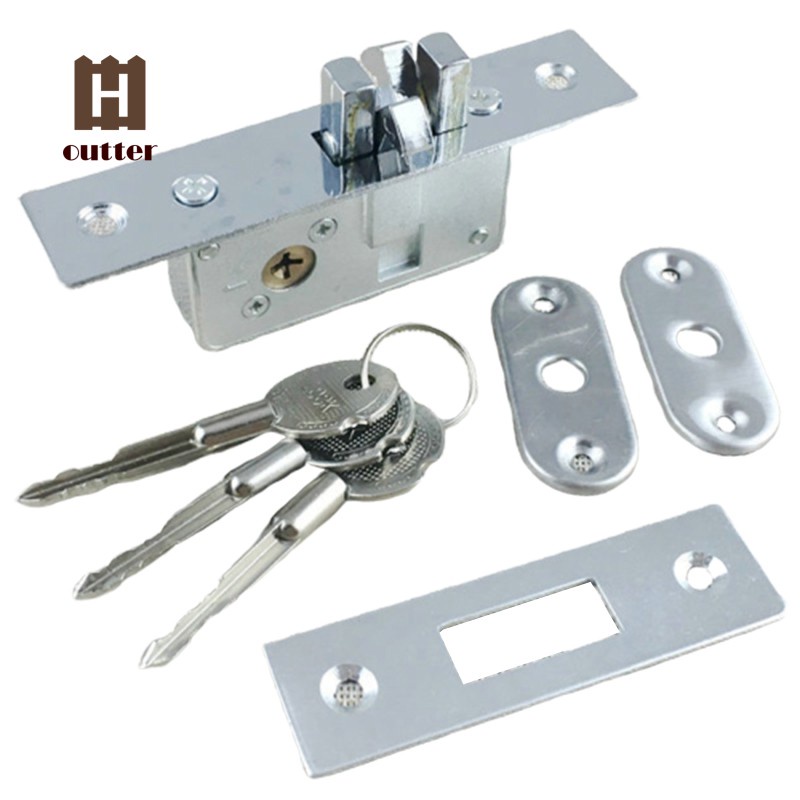 Invisible/Door Lock, Sliding Door Hook Lock, Alloy Lock Body | Shopee ...