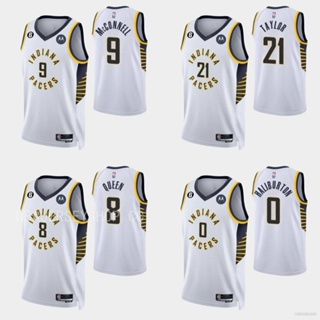 Indiana Pacers Nike Association Edition Swingman Jersey 22/23 - White -  Bennedict Mathurin - Unisex