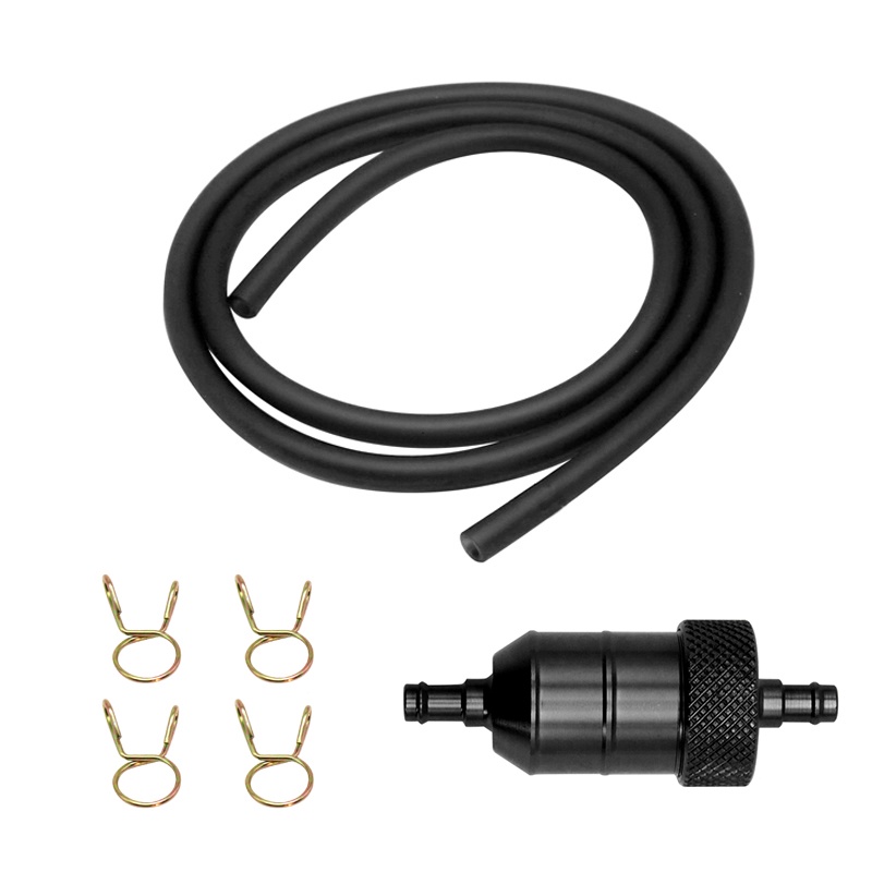 1 Meter Black Rubber Petrol Fuel Hose – 5mm ID X 8mm OD – Motorcycle / Moped
