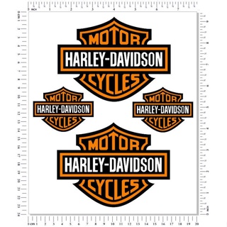 METALLIC Stickers Harley Davidson Tank Motorcycle Sticker Label Sticker  Biker