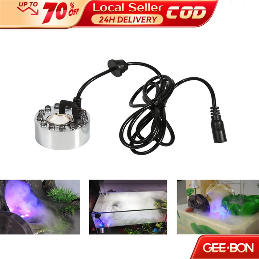 GEEBON Mist Maker Misting Fogger Fog Water Fountain Pond Atomizer Air