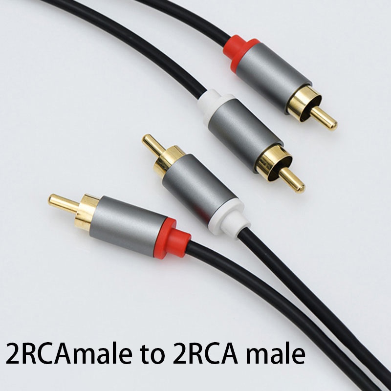 RCA To 3.5mm Audio Cable – 1ft Short Y-Splitter For Connecting Phones, Tablets To Speakers & TVs
