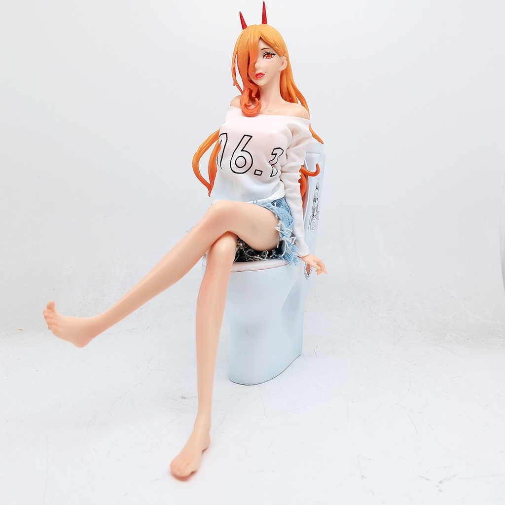 Chainsaw Man Power Anime Figure Hentai Clothes PVC Statue Collection Model  Doll Toy 20cm | Shopee Philippines