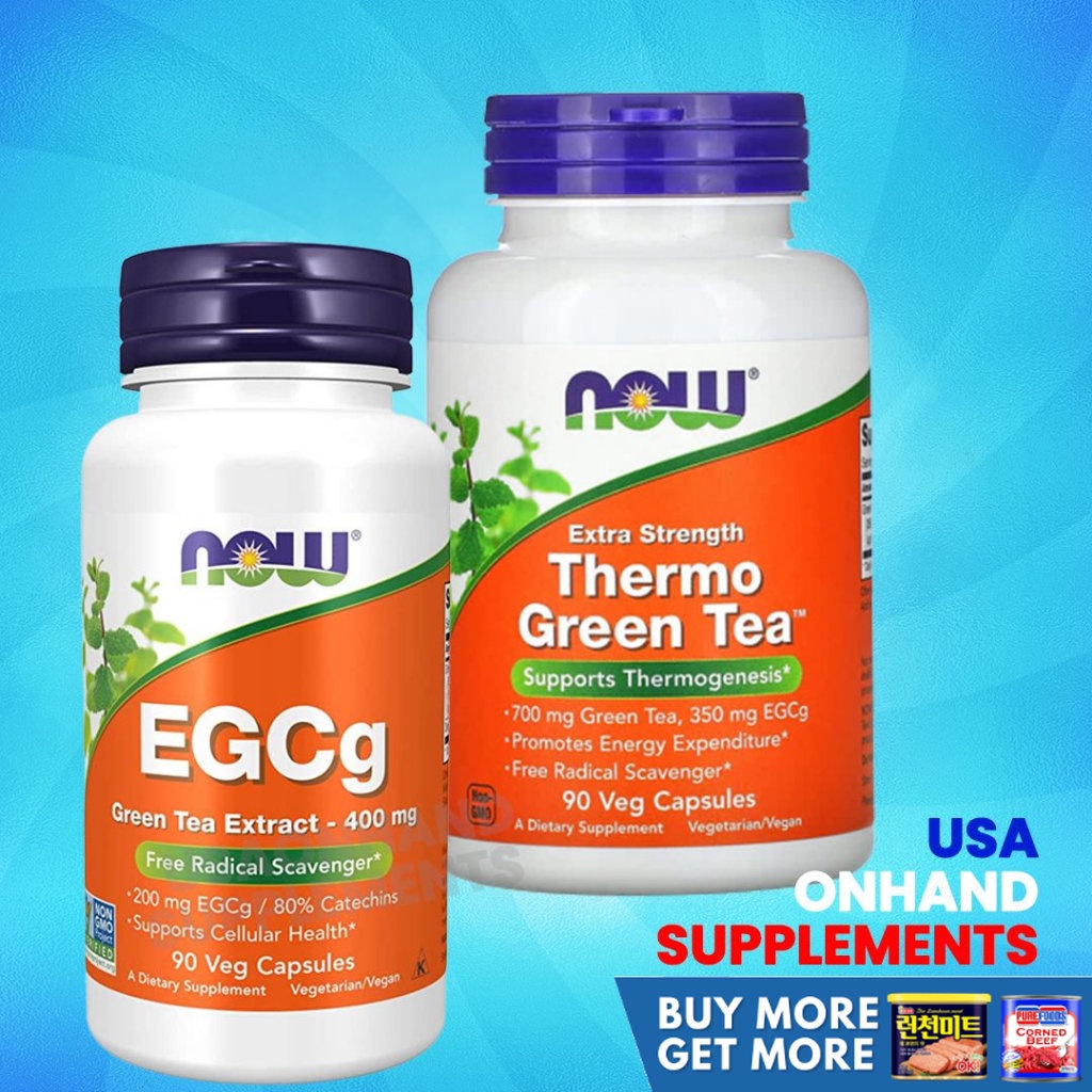 USA Onhand Now Foods EGCg, Green Tea Extract / Thermo Green Tea