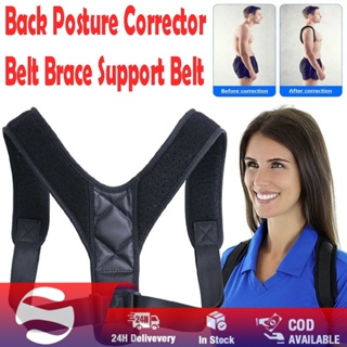 Posture Corrector Belt Adjustable Spine Support Postural Band Humpback  Correction Belt Shoulder and Back Breathable Comfortable Straighten Back