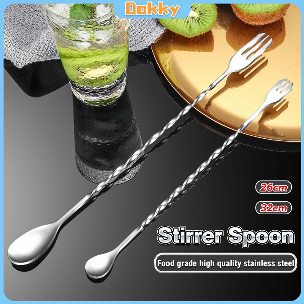 Stirrer Spoon Cocktail Stirring Spoon Milk Tea Juice Stirrer Coffee