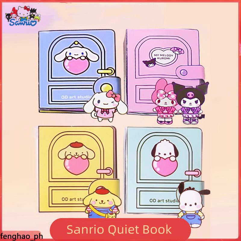 Quiet Book Kuromi Melody Girl Dress Up Doudou Children's Educational ...