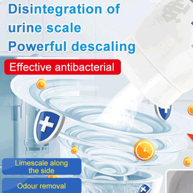 Oxygenated Toilet Cleaner Powerful Stain Remover for Stubborn Stains