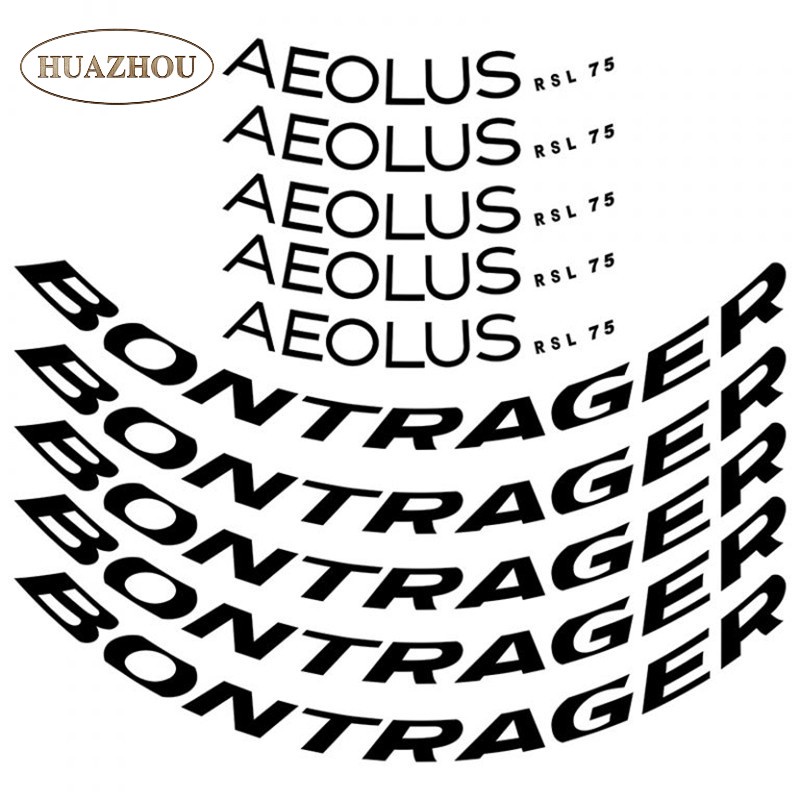 Mountain Bike Wheel Sticker for BONTRAGER Aeolus RSL 75 TLR Vinyl  Waterproof Sunscreen Antifade Bicycle Cycling Decal
