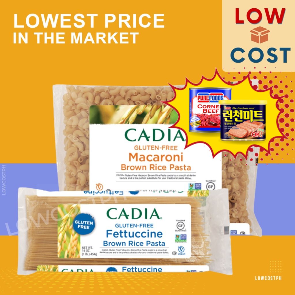 LowCostPH Cadia Brown Rice Fusilli, Spaghetti, Fettuccine, Macaroni