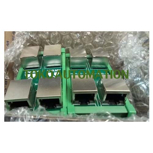 21666 PART 2 Channal RJ45 Terminal Block Din Rail Mounting Breakout