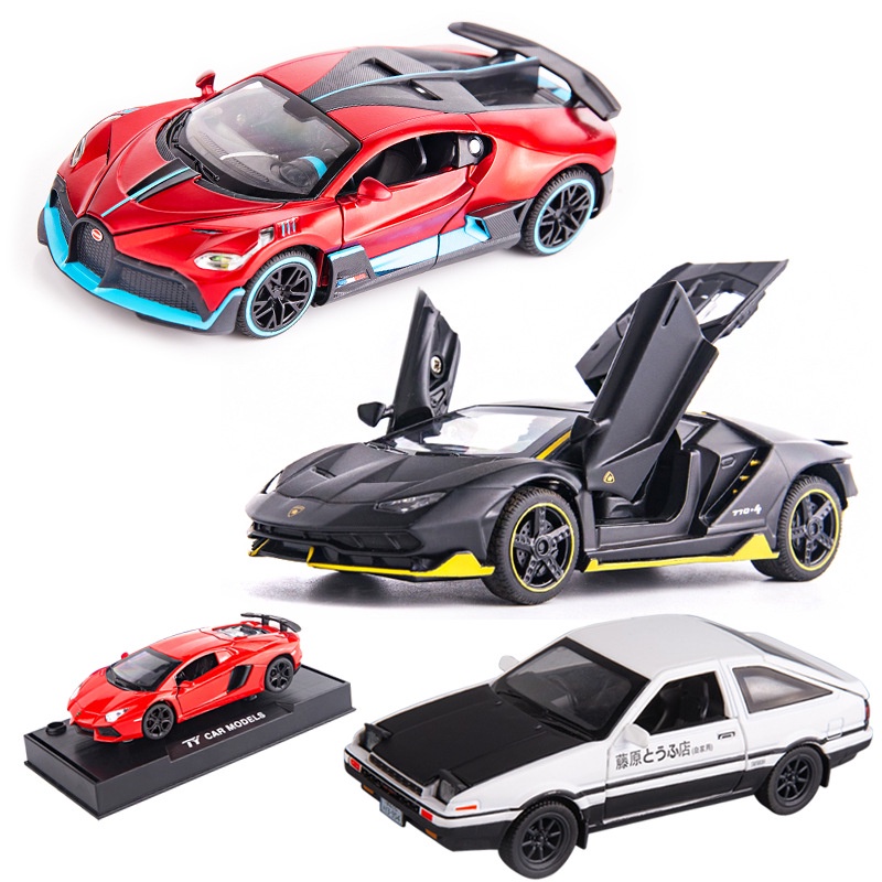 AE86 Alloy Drift Car Ornament - Dashboard Decor With Spinning Action