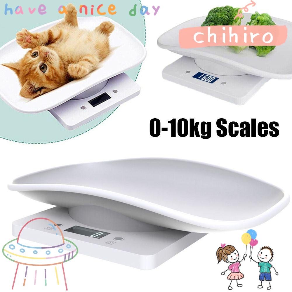 CHIHIRO1 Digital Weigh Kittens Weighing 10KG Infant Scales Shopee