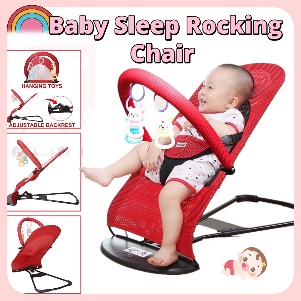 Baby Sleep Rocking Chair Multifunctional Toddler Rocking Bed Newborn
