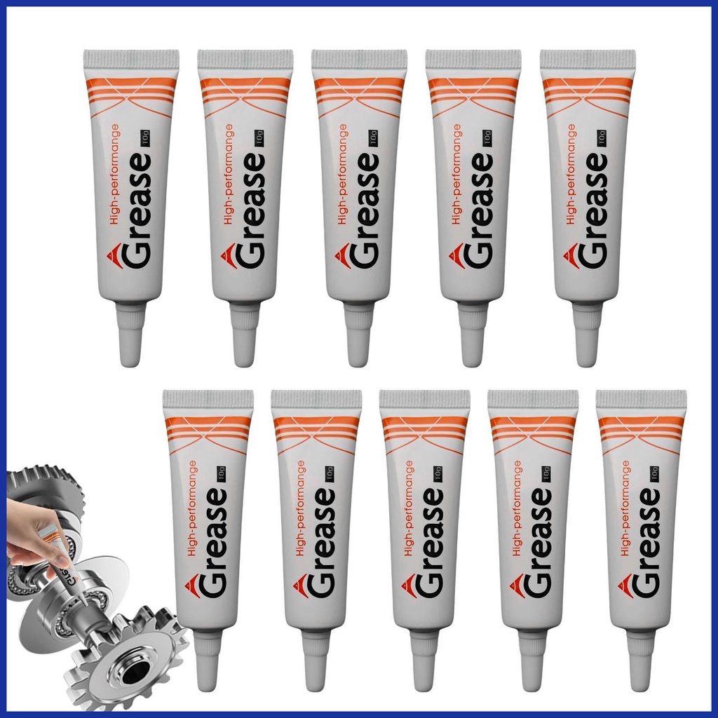 Dielectric Grease 10 Pieces Multipurpose Silicone Grease Tube Waterproof Grease Tube for Seals