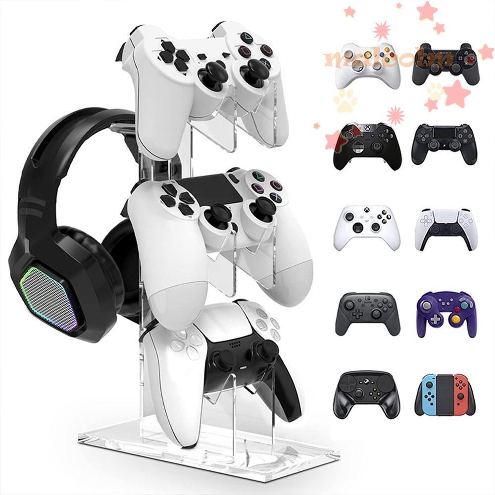MALCOLM 3-Layer Controller Holder, Black Acrylic Game Handle Display ...
