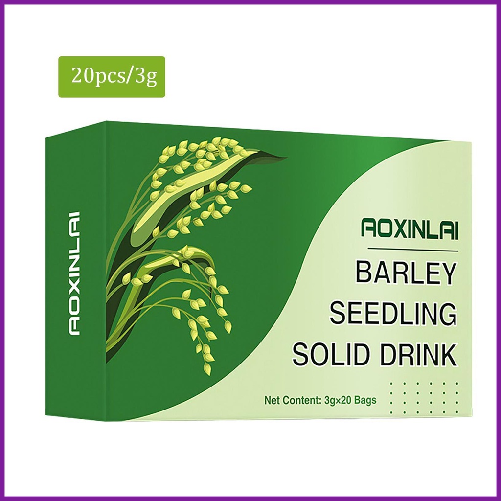 （3g*20Pcs）Barley Grass Powder Original 100 pure and organic barley