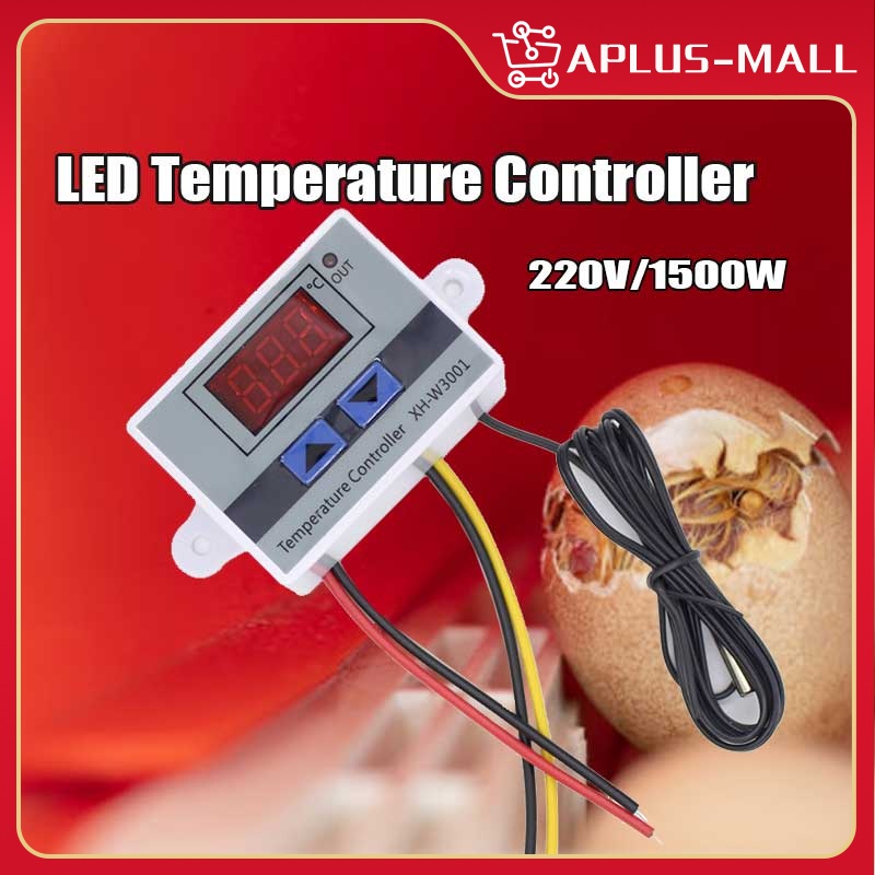 110-220V Digital LED Temperature Controller Incubator Thermostat ...