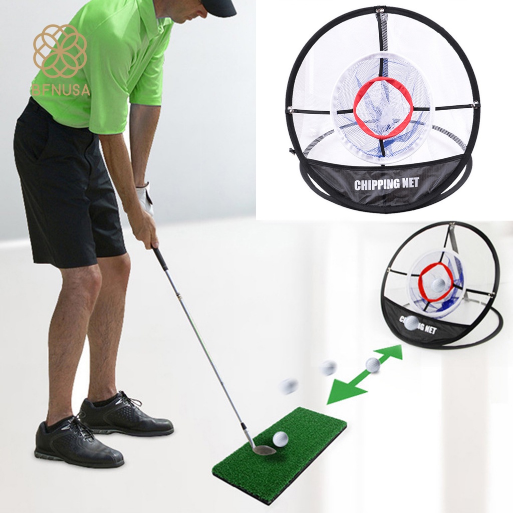 paso Indoor Outdoor Golf Pop UP Chipping Pitching Cage Mat Practice Net Training Aids Shopee