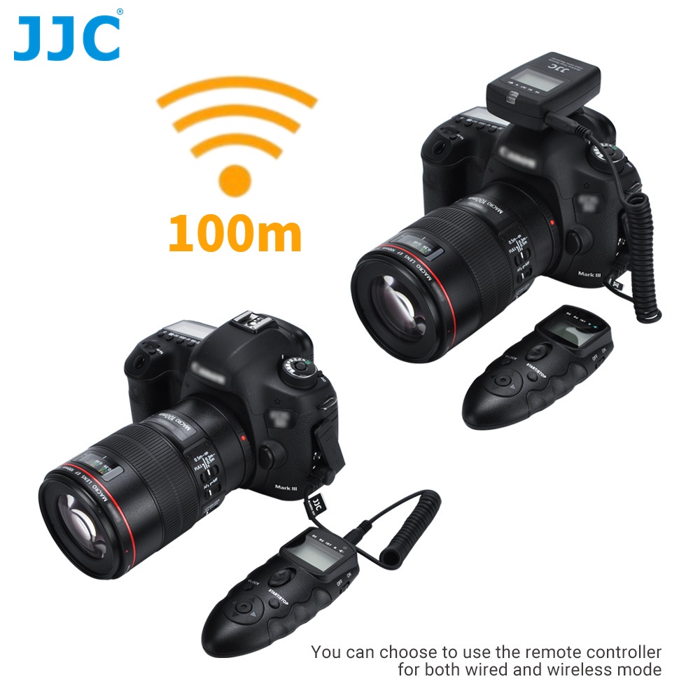 JJC Télécommande Minuterie Avec Support Trépied Pour Canon EOS R50 R6 R7 R8 R10 - Remplacement RS-60E3