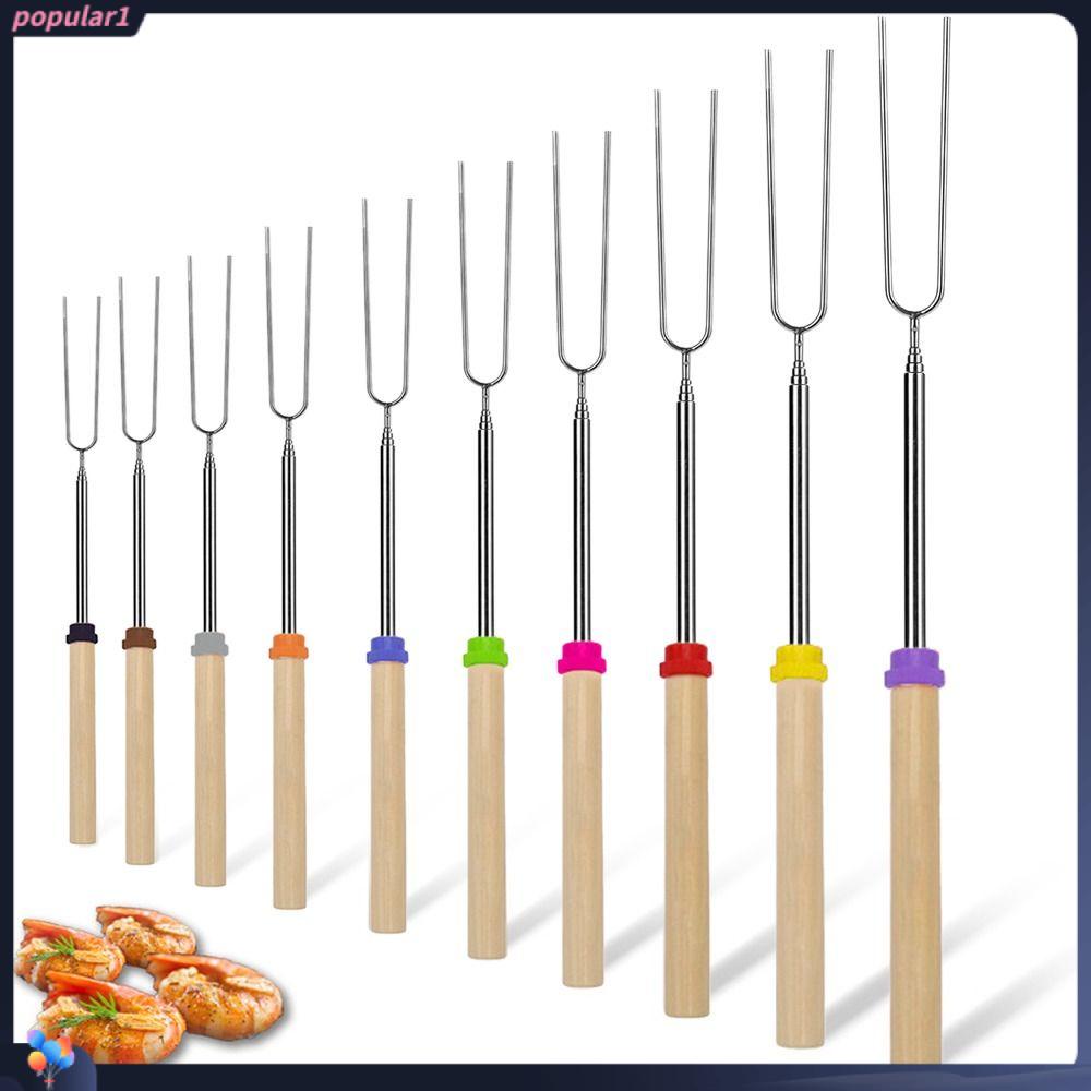 POPULAR BBQ Forks Campfire Hot Dog Grilling Tool Camping UShaped