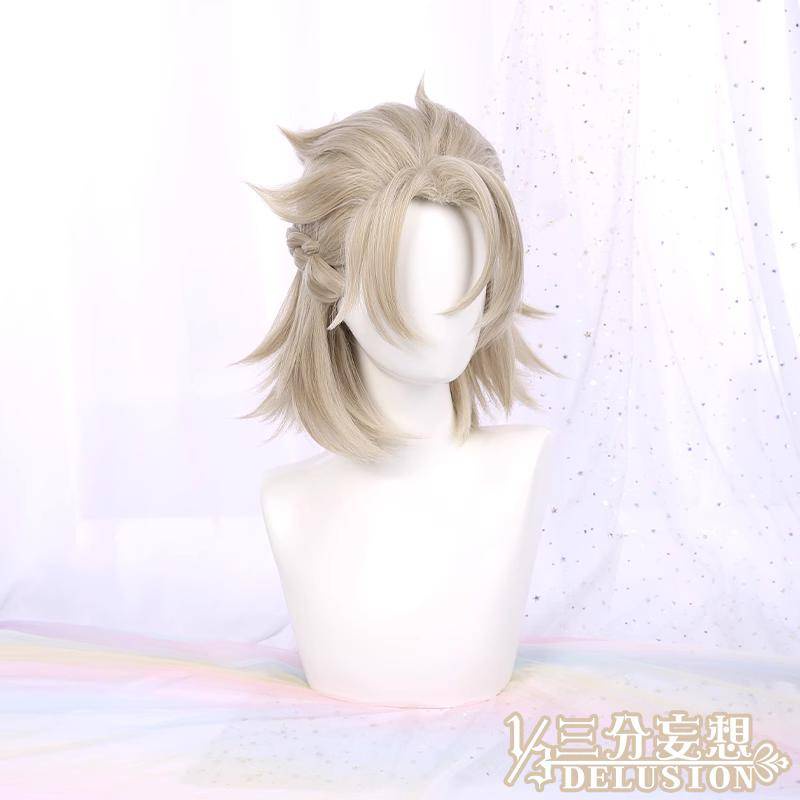 1 3delusion Genshin Impact Cos Accessory Albedo Cospaly Wig 